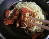 大人味♡ちょい辛　ナポリタン作り方5写真