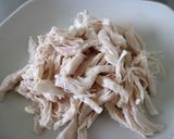 簡単和えるだけ★ささみとおくらの梅肉和え作り方1写真