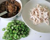 簡単和えるだけ★ささみとおくらの梅肉和え作り方3写真