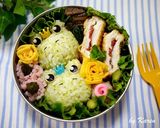 薄焼き卵でリアルな大輪のバラ！作り方8写真