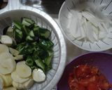 夏野菜と鶏肉のラタトゥイユ作り方1写真