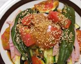 夏野菜たっぷり冷やし中華作り方6写真