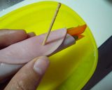 ハム１枚☆お弁当に＊アスパラにんじん巻き作り方4写真