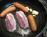パンチェッタとソーセージのサラダ作り方1写真