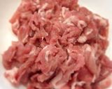 ヘルシーな豚薄切り肉の酢豚風作り方1写真