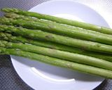 ✿グリーンアスパラの明太マヨネーズ焼き✿作り方1写真