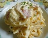 カルボナーラ風 チーズと卵のスパゲッティ作り方5写真