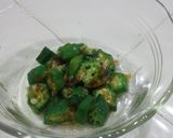 ♪弁当女子♪オクラのおひたし作り方2写真