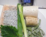 しらすおろしご飯（枝豆・山芋のせ）作り方1写真