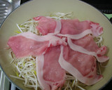 超簡単！もやし蒸し豚　梅肉ソース　作り方1写真