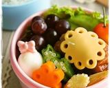 ＊キャラ弁＊　レースなハンバーグ♪作り方8写真