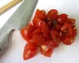 卵1個★レンジで作るトマトチーズオムレツ作り方2写真