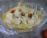 卵1個★レンジで作るトマトチーズオムレツ作り方3写真
