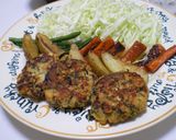 ヘルシー！満足！超あら挽き豆腐ハンバーグ作り方7写真