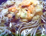 サクサク食感！立ち食い蕎麦屋の天婦羅そば作り方5写真