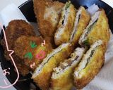 梅＆大葉挟みトンカツ作り方5写真