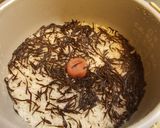 ひじきと梅干の炊き込みご飯作り方2写真