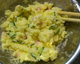 ＊ポテトサラダのハム包み＊お弁当にも♪作り方5写真