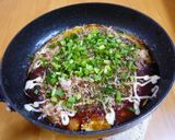 居酒屋の味 簡単＊ふわとろ山芋の鉄板焼き作り方3写真