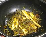 ラー油高菜スパゲッティー作り方4写真