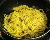 ラー油高菜スパゲッティー作り方5写真