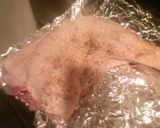 野趣あふるる鶏のもも肉焼き作り方4写真