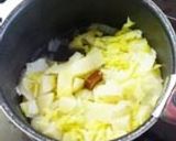 夏の！冷たい白菜のミルクカレースープ作り方1写真