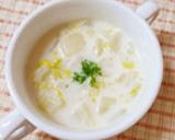 夏の！冷たい白菜のミルクカレースープ作り方3写真