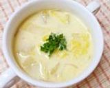 夏の！冷たい白菜のミルクスープ作り方3写真