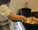 １０分で♪玉ねぎとひら天と白菜の炒め煮作り方2写真