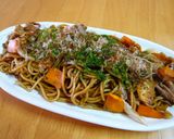 3つのソースが香る*絶品 簡単*焼きそば作り方3写真