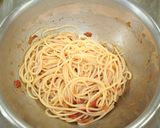食べるオリーブオイルトマトの簡単パスタ作り方4写真