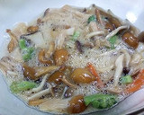 たっぷりきのこのたまごご飯（丼）作り方3写真