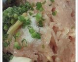 *豆腐と鶏ミンチでマヨ照りつくね*作り方2写真