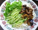 ✿私流ジャージャー麺(炸醤麺)~茄子麺♪作り方6写真