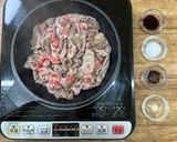 菜花と牛肉の海苔巻き作り方3写真