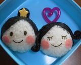 七夕＊彦星さま＆織姫さま＊キャラ弁作り方7写真