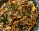 ソースたっぷり!豚肉とたまごの丼作り方6写真
