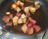 さつまいもと豚肉の甘辛炒め作り方6写真
