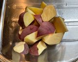 鶏肉とさつまいもの塩麹炒め作り方2写真