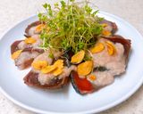紫玉ねぎ(赤玉ねぎ)ソースで♪鰹のたたき作り方4写真