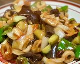 竹輪と残り物野菜でピリ辛酢豚風作り方5写真