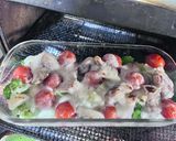 ブロッコリーとトマトとサバ缶のチーズ焼き作り方6写真