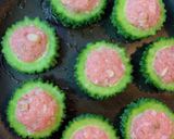 しめじでかさ増し！ゴーヤーの肉詰め作り方3写真