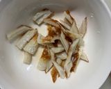 肉無チクワ簡単梅照りクリーム味野菜炒め作り方1写真