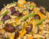 夏の夕飯☆大葉爽やか豚挽肉ときのこの麻婆茄子作り方7写真