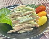 超簡単🥰魚肉ソーセージときゅうりのサラダ作り方3写真