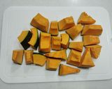 カボチャと枝豆のそぼろあん作り方1写真