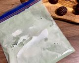 ミントブルーの手作りチョコアイス作り方2写真
