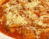 トマトジュースで鶏ももときのこのチーズ煮作り方4写真